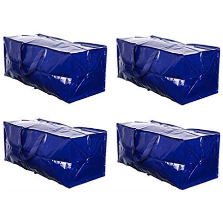 Heavy Duty Moving Bag - Blue (4 Pack)